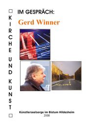 Gerd Winner - Urbane Strukturen 2007 - KÃ¼nstlerseelsorge