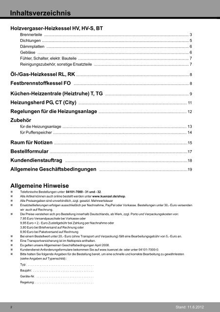 Holzvergaser-Heizkessel - Paul KÃ¼nzel GmbH & Co.