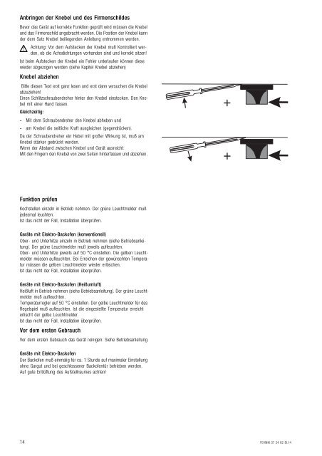 Download: Mode d'emploi Updated - Küppersbusch