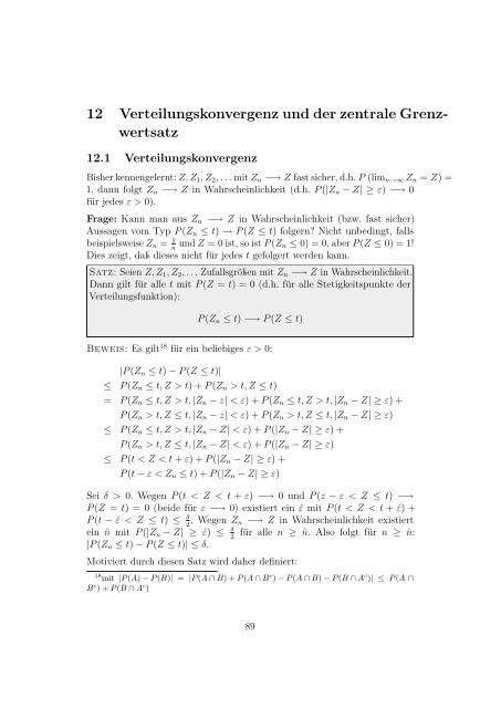 Stochastik 1 - Mitschriften von Klaas Ole KÃ¼rtz