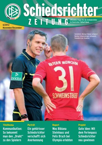 Die Schiedsrichter- Zeitung 6/2012