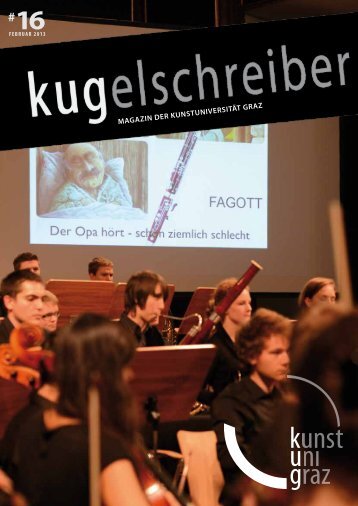 KUGelschreiber - UniversitÃ¤t fÃ¼r Musik und darstellende Kunst Graz