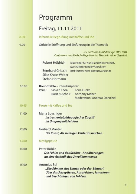 Programmheft 31102011 - UniversitÃ¤t fÃ¼r Musik und darstellende ...