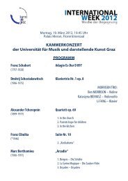 Programm Graz 19.3.2012 - UniversitÃ¤t fÃ¼r Musik und darstellende ...