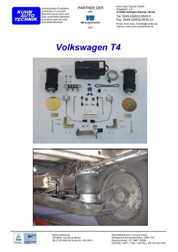 Volkswagen T4 - Kuhn Auto Technik GmbH