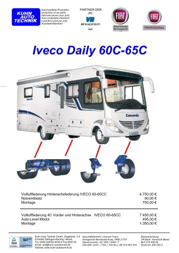 Iveco Daily 60C-65C - Kuhn Auto Technik GmbH
