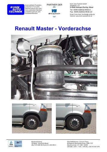 Renault Master - Vorderachse - Kuhn Auto Technik GmbH