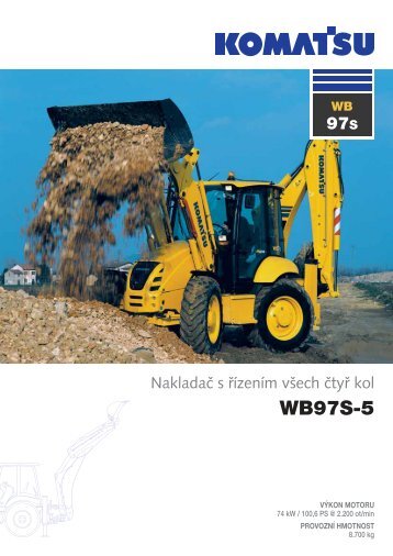 TechnickÃ© parametry stroje KOMATSU WB97S