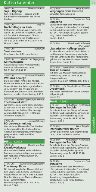 PortrÃ¤ts Reports - kultur-kalender.info