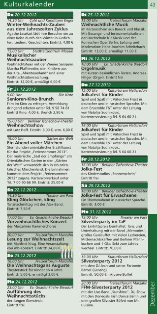 PortrÃ¤ts Reports - kultur-kalender.info