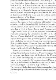 Viktoriya Hryaban Europeanization in the Ukraine o between ...