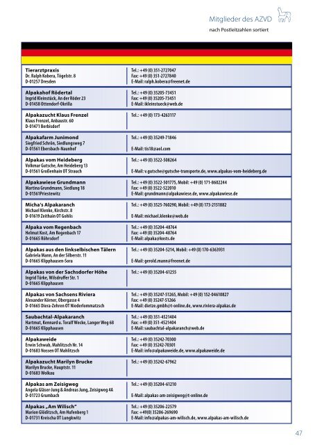 Download (pdf 5,4 MB) - Alpaka Zucht Verband Deutschland eV