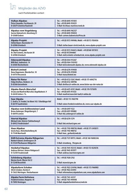 Download (pdf 5,4 MB) - Alpaka Zucht Verband Deutschland eV