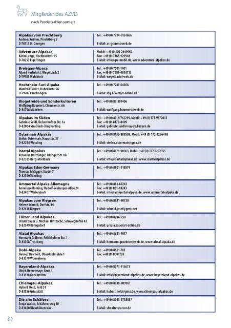 Download (pdf 5,4 MB) - Alpaka Zucht Verband Deutschland eV