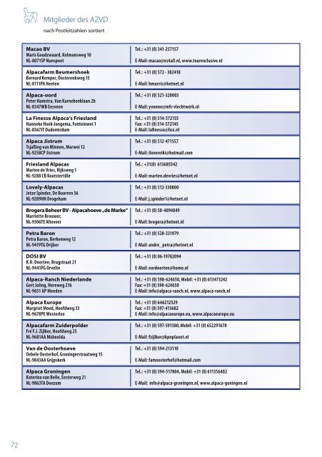 Download (pdf 5,4 MB) - Alpaka Zucht Verband Deutschland eV