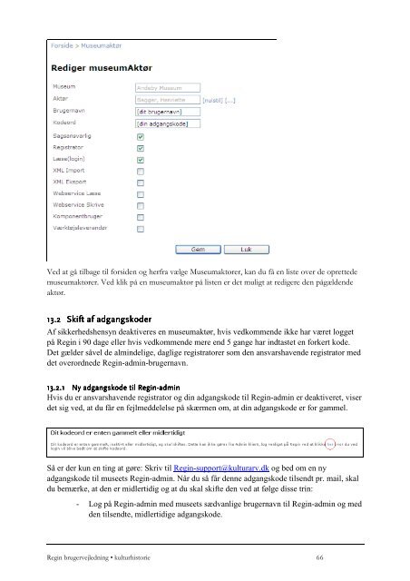 Regin-kulturhistorie brugervejledning â januar 2012 - Kulturstyrelsen