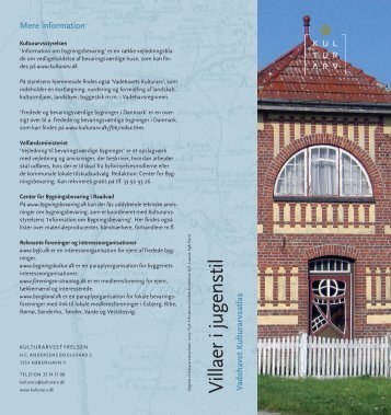 Villaer i jugendstil - Kulturstyrelsen