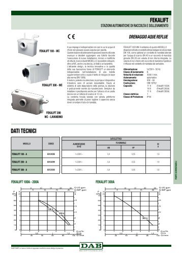 drenaggio aque reflue - DAB Pumps S.p.a.