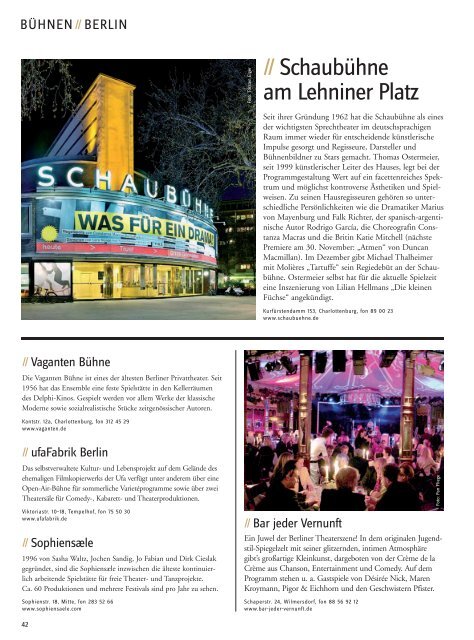 Kultur Berlin - Kulturnews