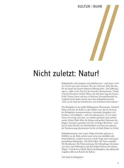 KULTUR//RUHR - Kulturnews