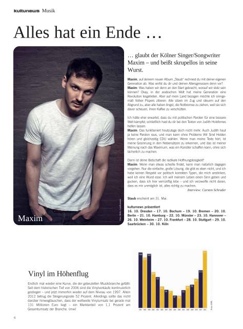 Ausgabe 06/2013 - Kulturnews