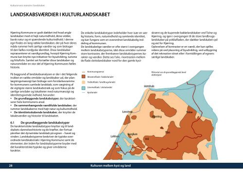 1. Kulturen mellem kyst og land - Kulturarvens mÃ¸nstre i landskabet.