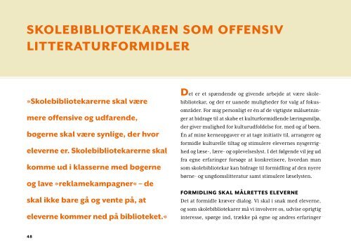 BÃ¸rnelitteratur i skoleBiBlioteket - Kulturstyrelsen