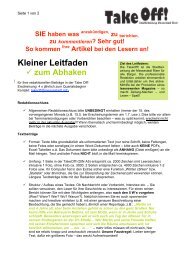 Kleiner Leitfaden - Kulturzentrum Messestadt