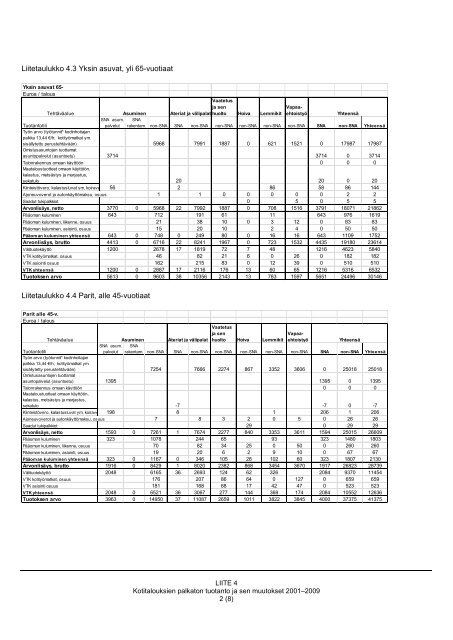 2013 145 tyoseloste kotitalouksien palkaton tuotanto