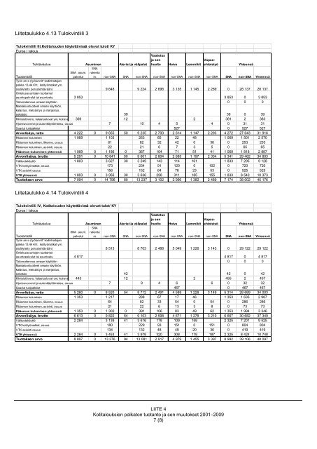 2013 145 tyoseloste kotitalouksien palkaton tuotanto