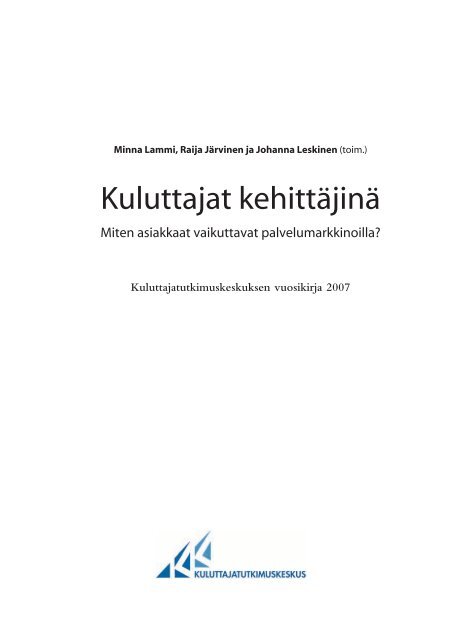 Koko kirja - Kuluttajatutkimuskeskus