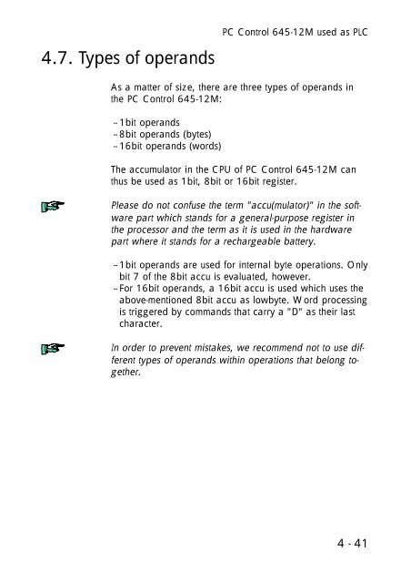 PC Control / Profi Control 645-12M Instruction Manual pdf - Kuhnke