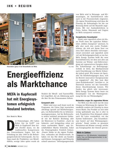 Bildungslandschaft Heilbronn-Franken | w.news 10.2012