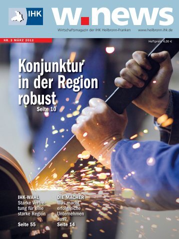 Konjunktur in der Region | w.news 03.2012