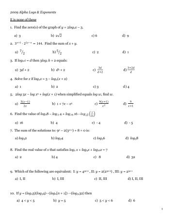 Test - Mu Alpha Theta