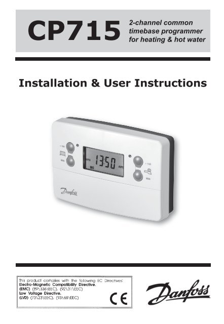  Danfoss Randall FP715SI - Programador de calefacción :  Herramientas y Mejoras del Hogar