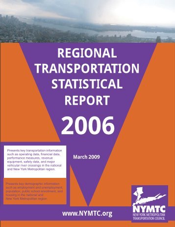 Regional Transportation Statistical Report - New York Metropolitan ...