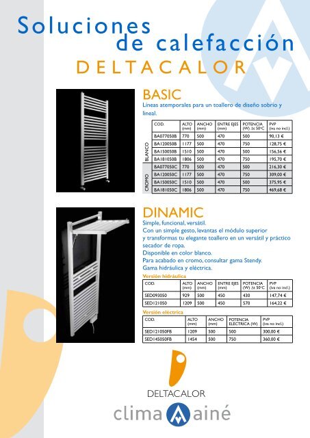 Soluciones de calefacciÃ³n - navasola.com