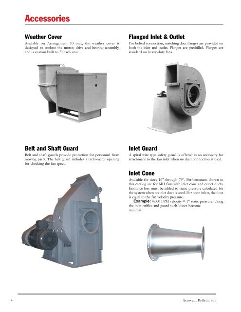 MH INDUSTRIAL EXHAUST FANS - Aerovent