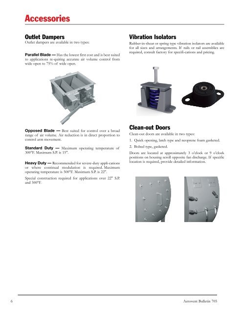 MH INDUSTRIAL EXHAUST FANS - Aerovent