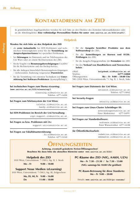 komplette Ausgabe - Comment - UniversitÃ¤t Wien