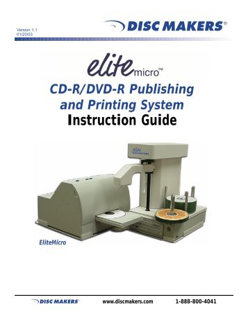 Instruction Guide - Disc Makers