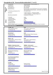 Energiedienst AG - Kommunikationsdatenblatt (1 von 2)