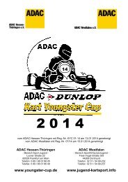 ADAC Dunlop: Kart Youngster Cup Reglement 2014