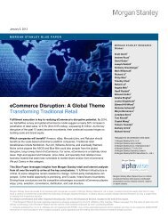 eCommerce Disruption: A Global Theme ... - Rundle Mall