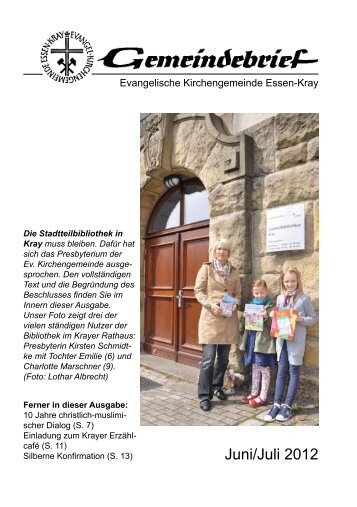 Seniorennachmittag - Evangelische Kirchengemeinde Essen-Kray