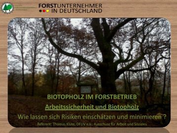Biotopholz - AfL Niedersachsen eV