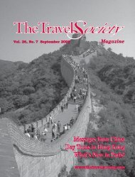 Vol. 26 No. 7 September 2008 â China, Island - The Travel Society