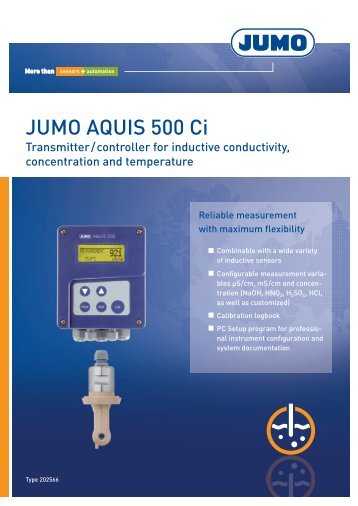 JUMO AQUIS 500 Ci