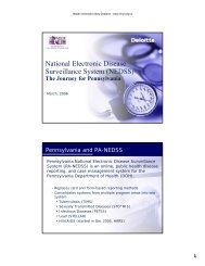 National Electronic Disease Surveillance System (NEDSS) - Health ...